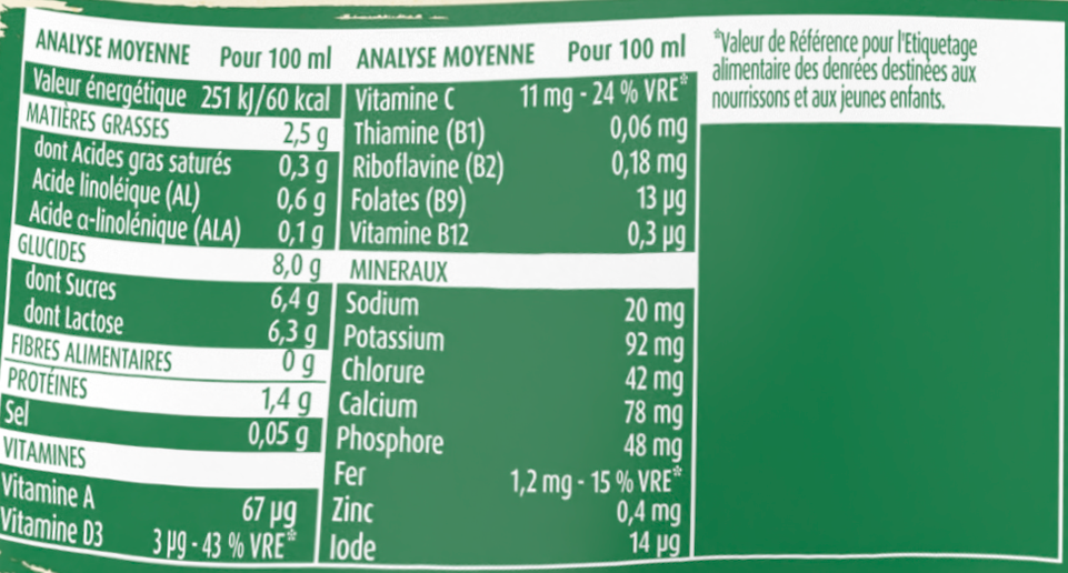 Blédilait Croissance 6X1L - dès 12 mois