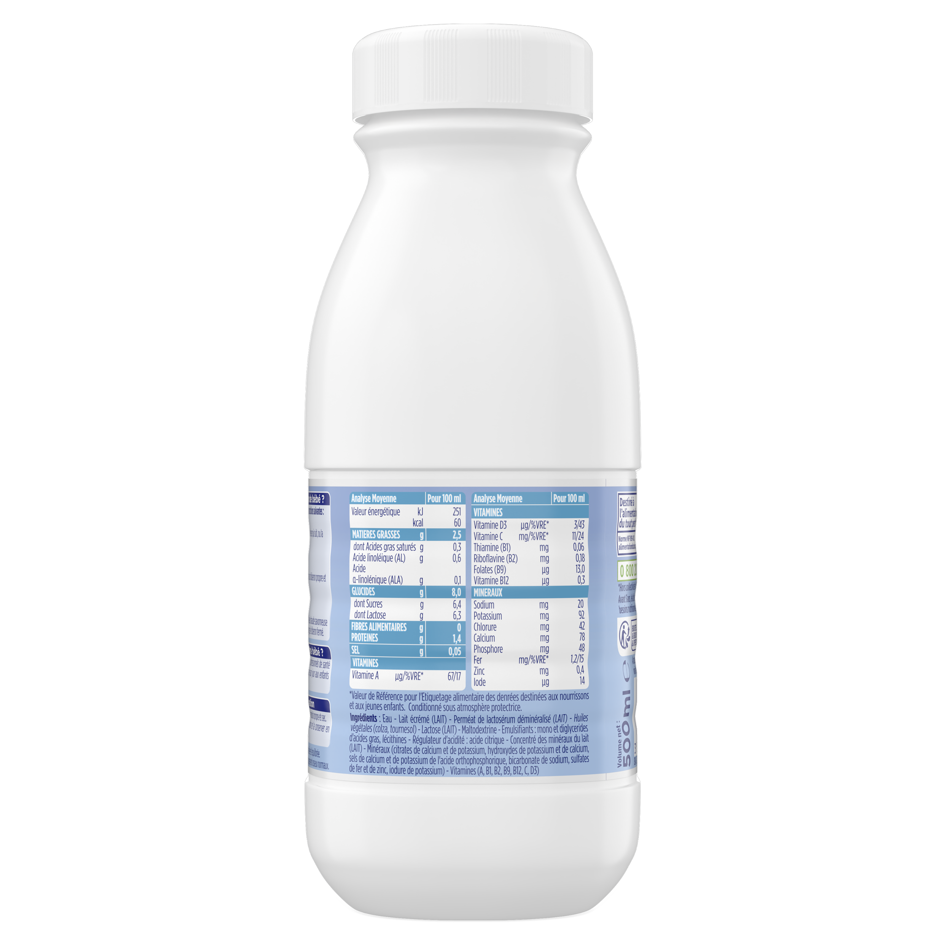 LABORATOIRE GALLIA CALISMA CROISSANCE  4x500ml