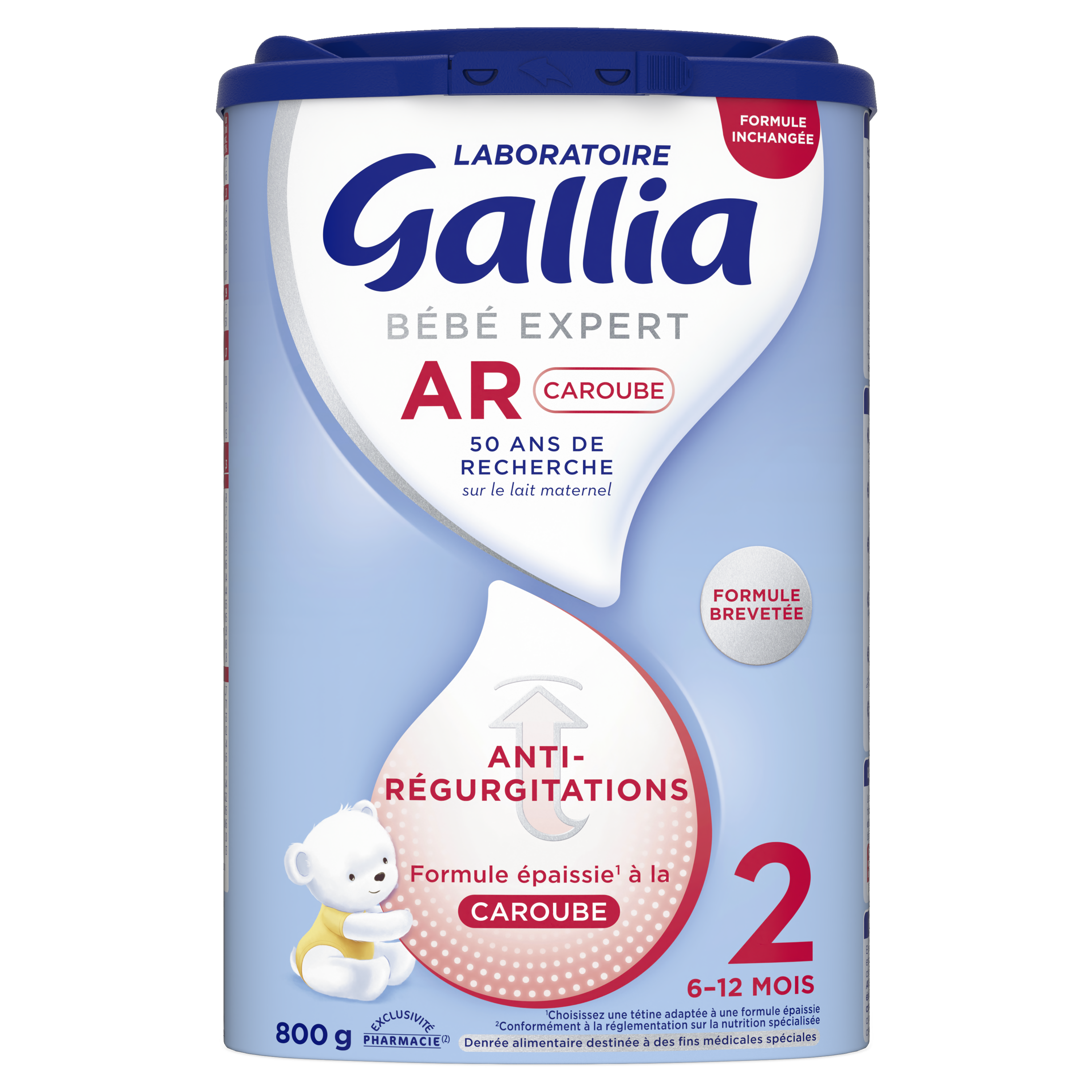 LABORATOIRE BÉBÉ EXPERT AR CAROUBE 2ème âge  800G