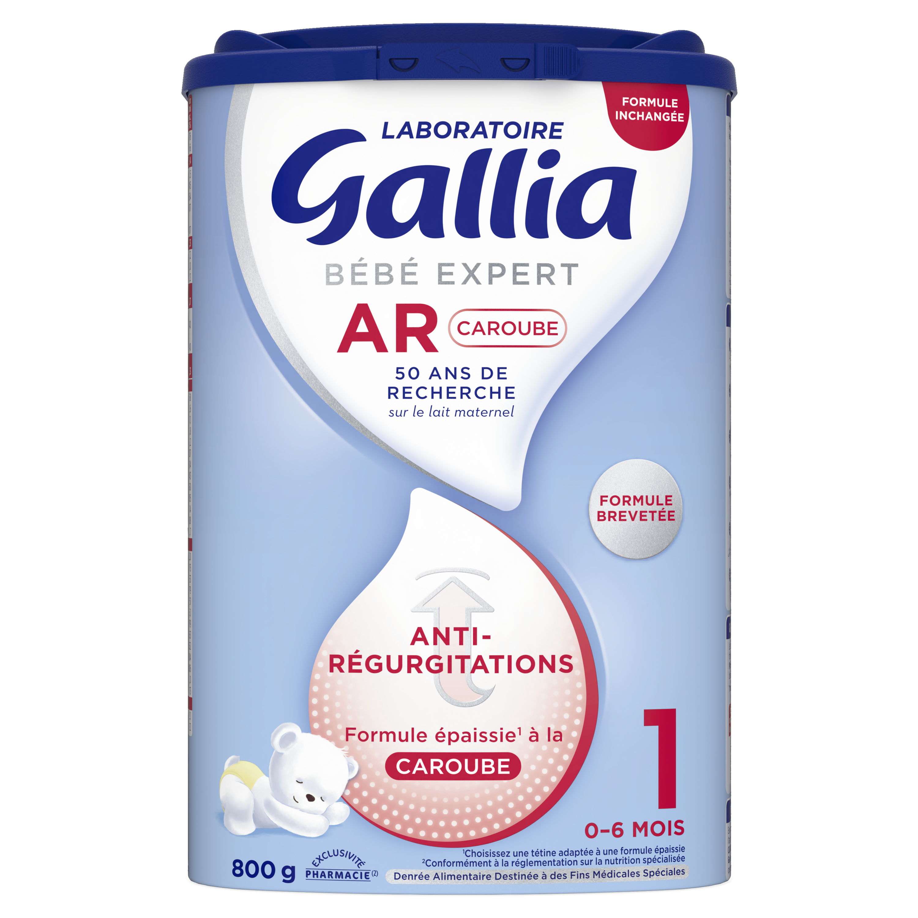 LABORATOIRE BÉBÉ EXPERT AR CAROUBE 1er âge 800G